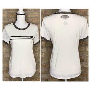 Love Tribe California Light Tee Shirt White A1